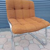 Suite de 6 fauteuils storm d'Yves Christin, airborne 1970