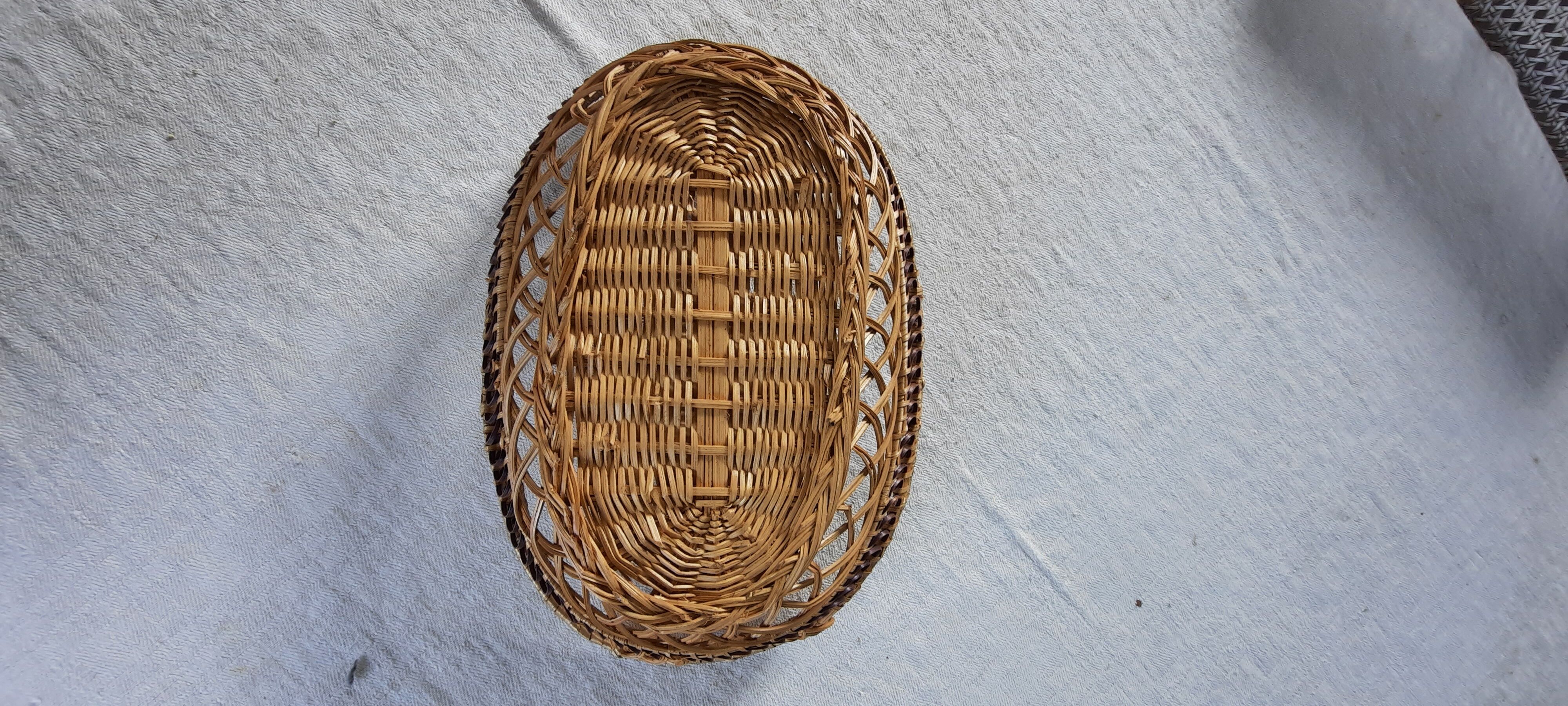 Braided old basket