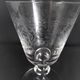 Laura Ashley Home - 6 red wine glasses in half crystal engraved