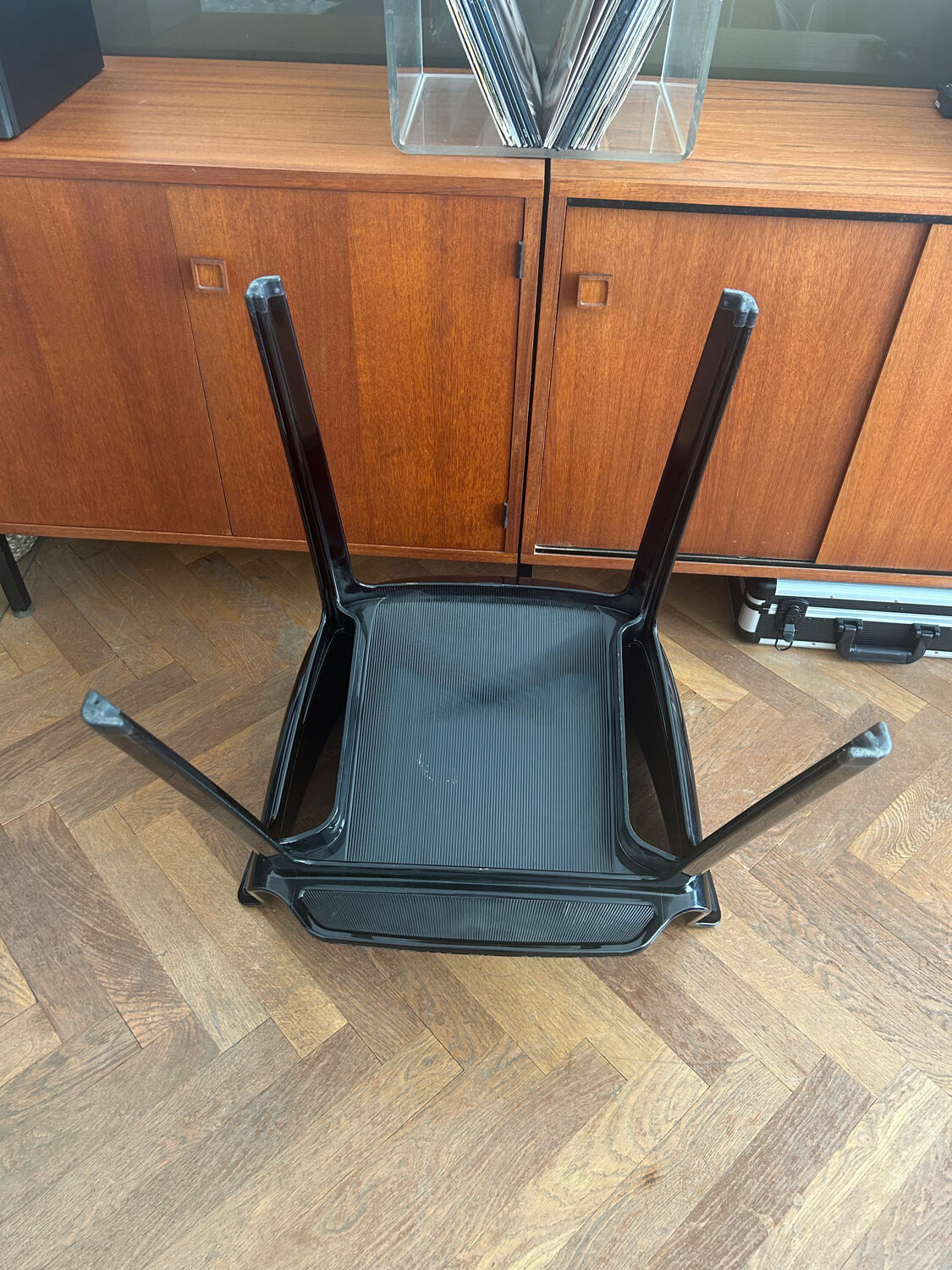 Black "Papyrus" armchair designed by Ronan and Erwan Bouroullec vintage