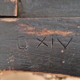 Chest of drawers marquetry Louis XVI style signed Marquant