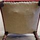 Chaise dite chauffeuse d'époque Napoléon III en bois mouluré sculpté