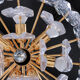 Regency style hanging lamp made of Murano glass by Kalmar, 1960 Austria