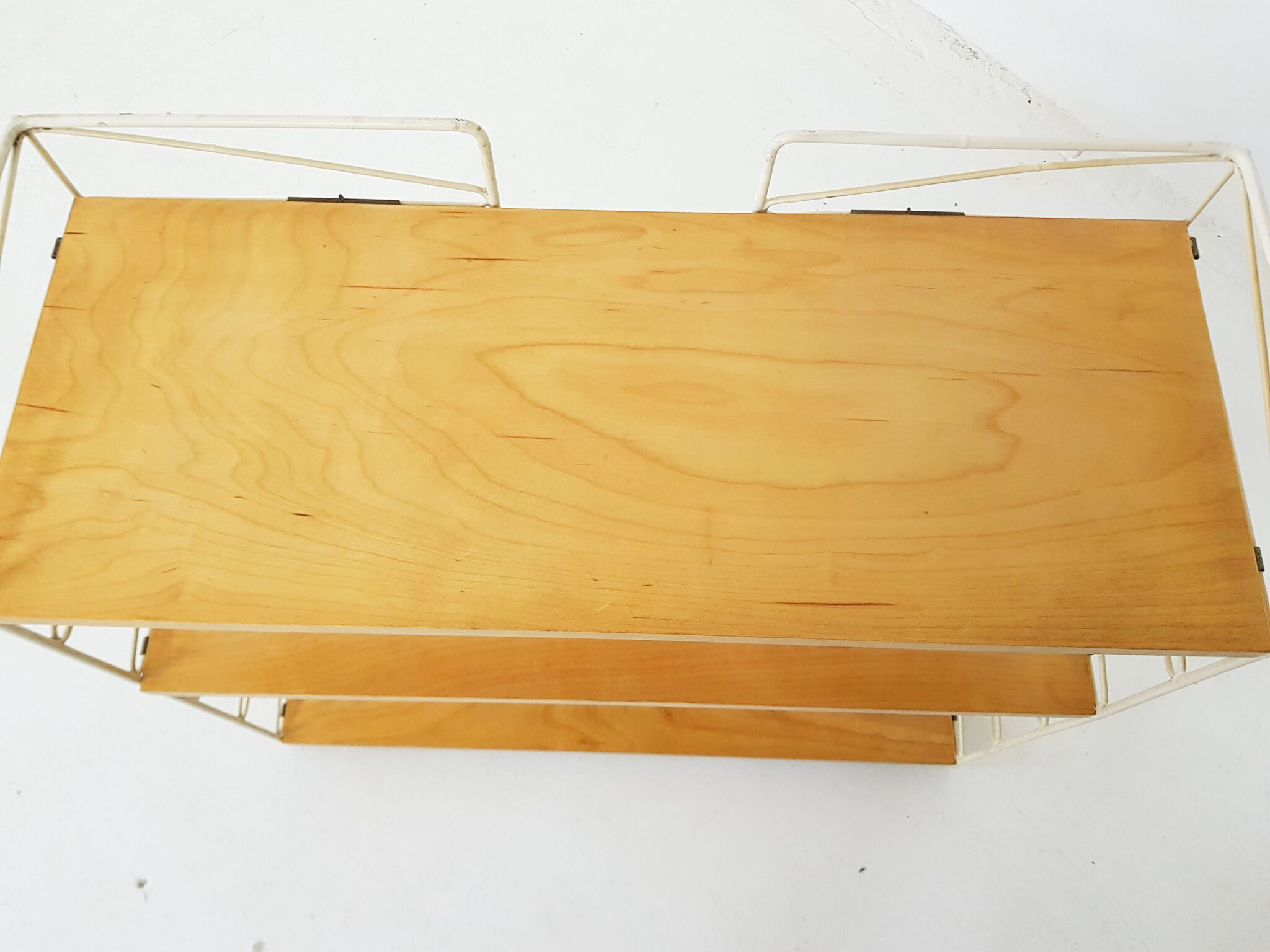 Étagère murale Nisse Strinning pour String en pin des années 60