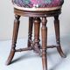 Tabouret de piano Napoléon III, XIXème