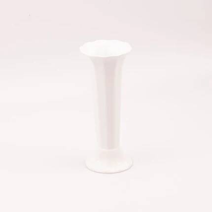 Vase design blanc en porcelaine Gerold Porzellan - Années 60