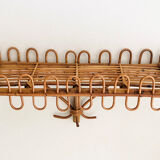 Rattan wall shelf, Italy 60