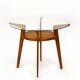 Mid-century round glass top coffee table from jitona, 1960s