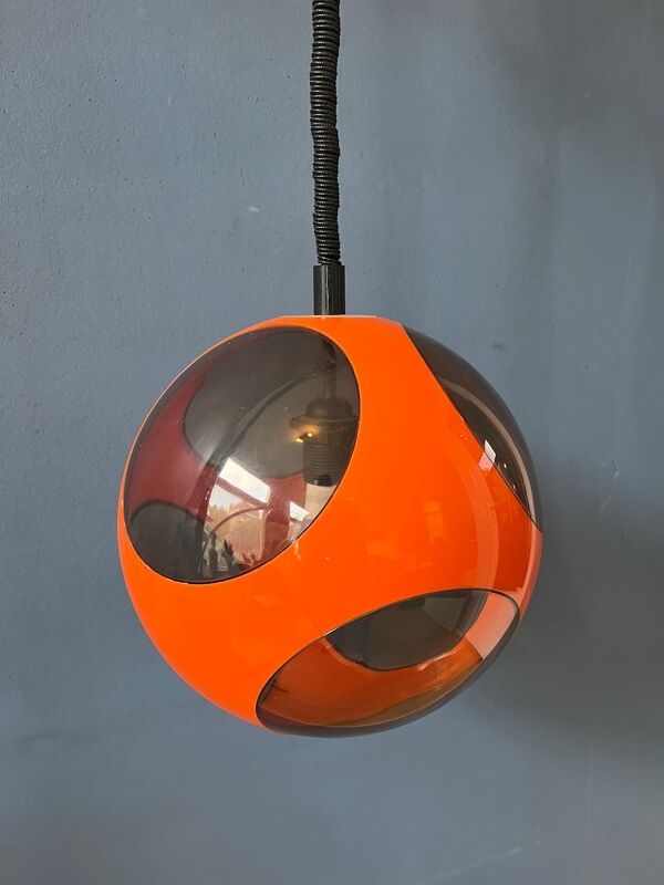 Suspension orange 'Bug Eye' space age