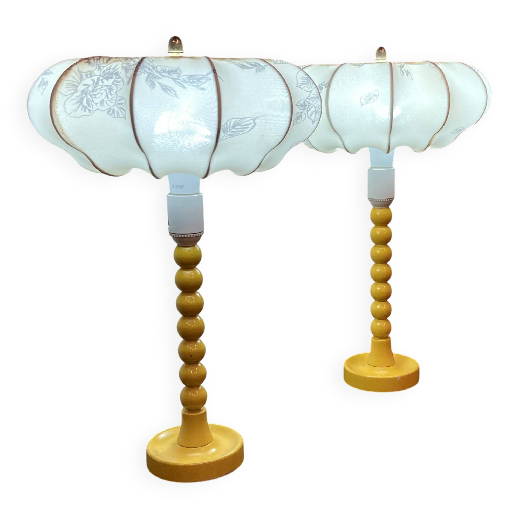 Pair of Scandinavian design lamps from the 1960s.