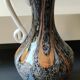 Murano Art Glass Carafe Vase/Carlo Moretti, Speckled Swirls
