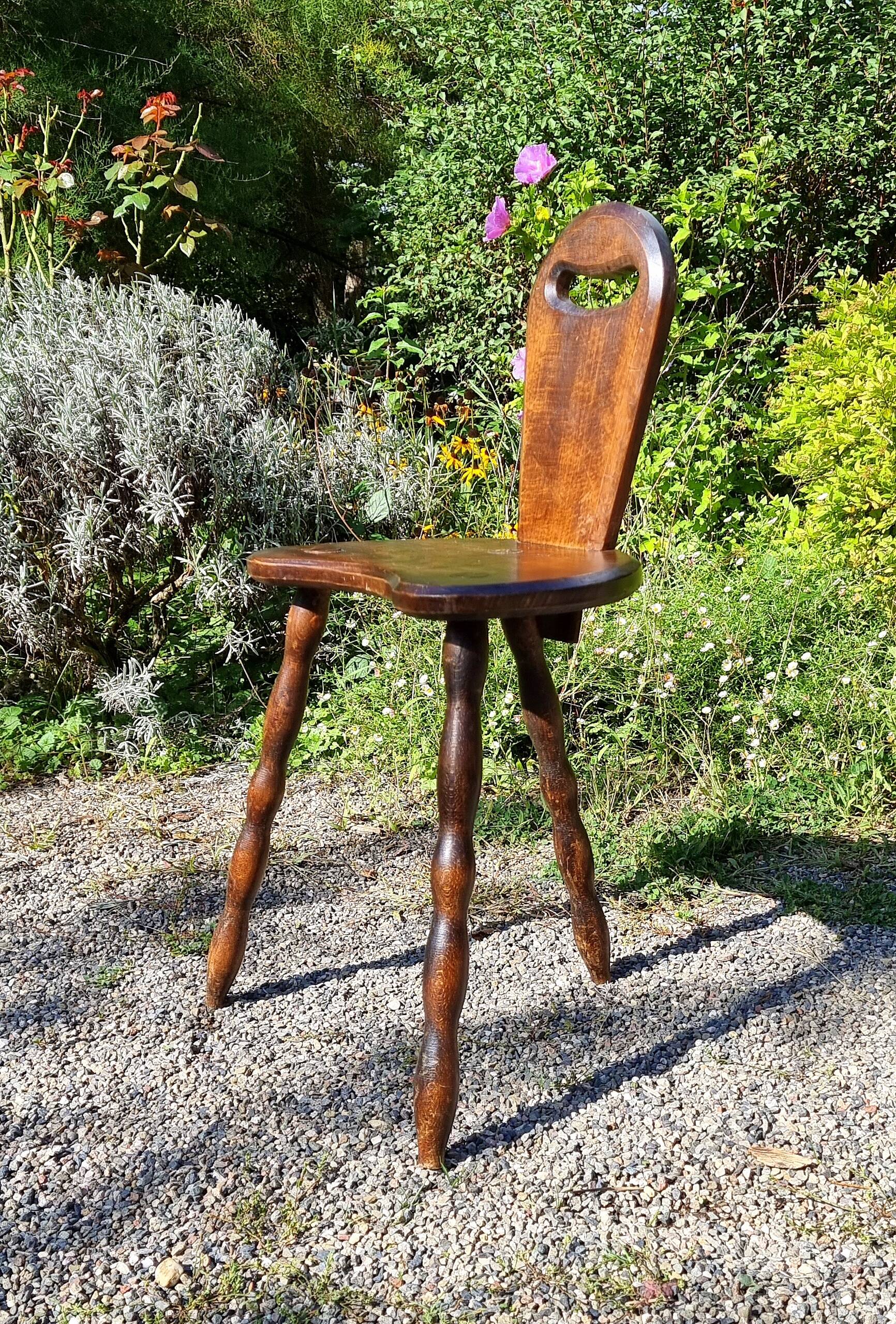 1950s chalet tripod chair