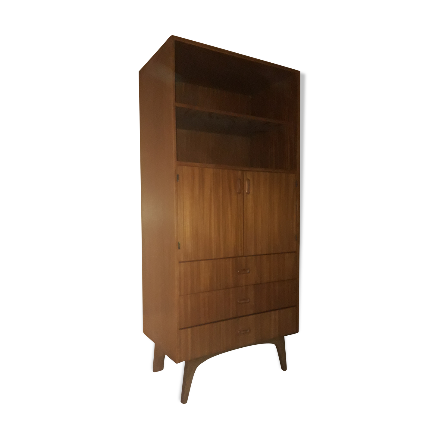 Vintage writing desk feet compass