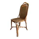 Vintage rattan chair house drucker
