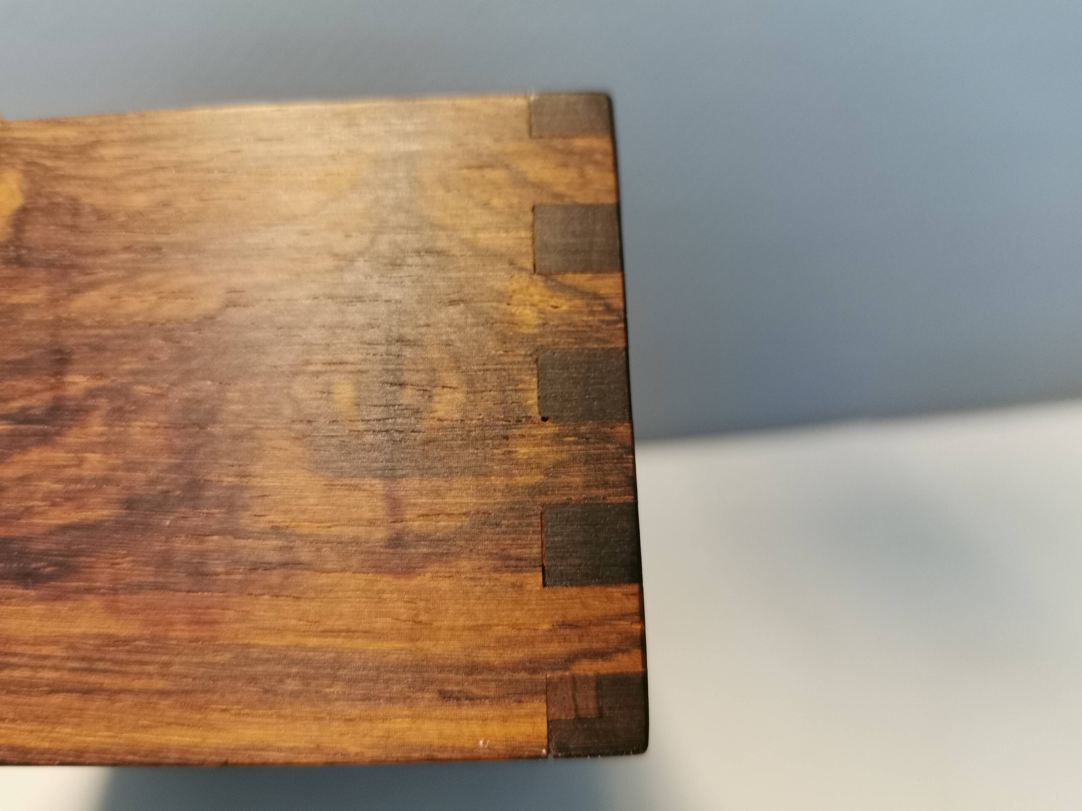 Letter or serving tray in solid rosewood, Danish design 1960s.