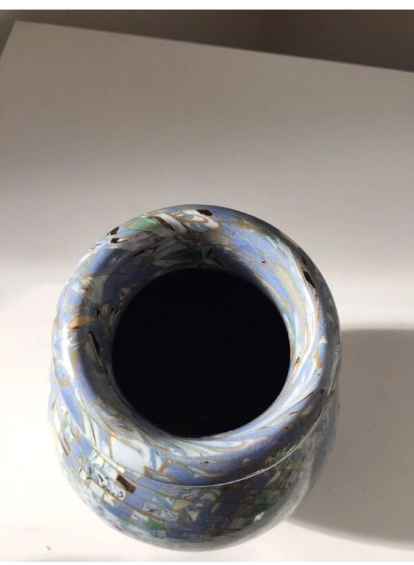 Vase gerbino vallauris terre mêlée