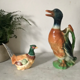 Ceramic duck pitcher