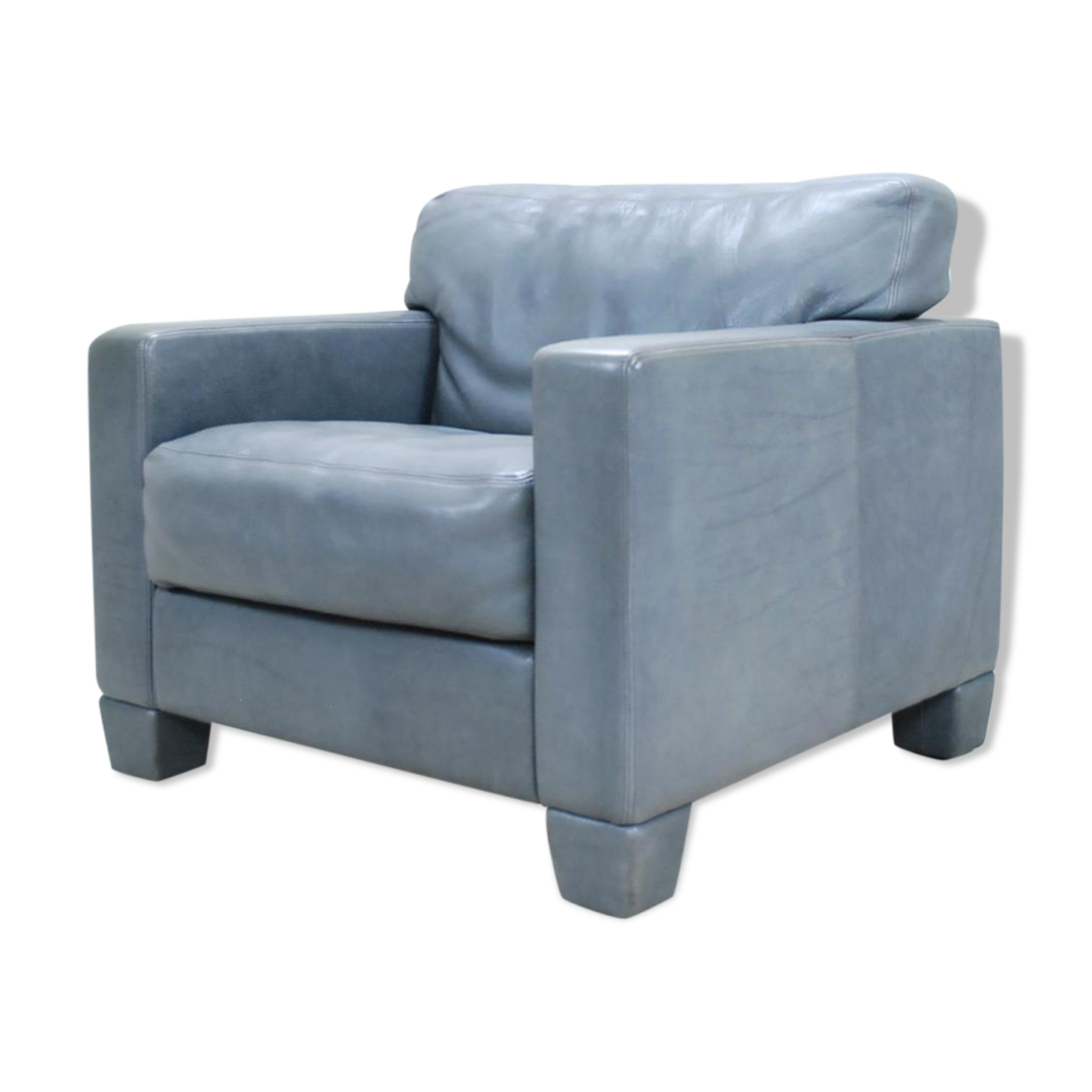 DS17 leather armchair brand De Sede Switzerland 1980s