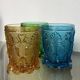Verres Goblets Saint Louis Creusot - Blue / Rocaille / Glass