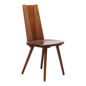 Chaise vintage en bois massif