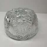 Bohemian crystal salad bowl