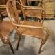 Set of 5 steel garden armchairs circa 1940/50