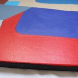 Colorful abstract art 100x80cm on stretched canvas by Bodasca