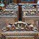 Set of 12 Louis XIII style chairs.