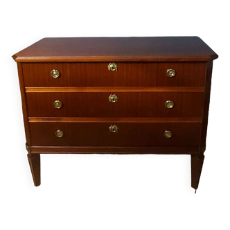 Gustavian mahogany chest of drawers, 1900, 20th century