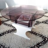Table basse en altugas design années 70