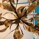Lustre vintage décor feuillage