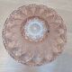 Art Deco carved pink plate