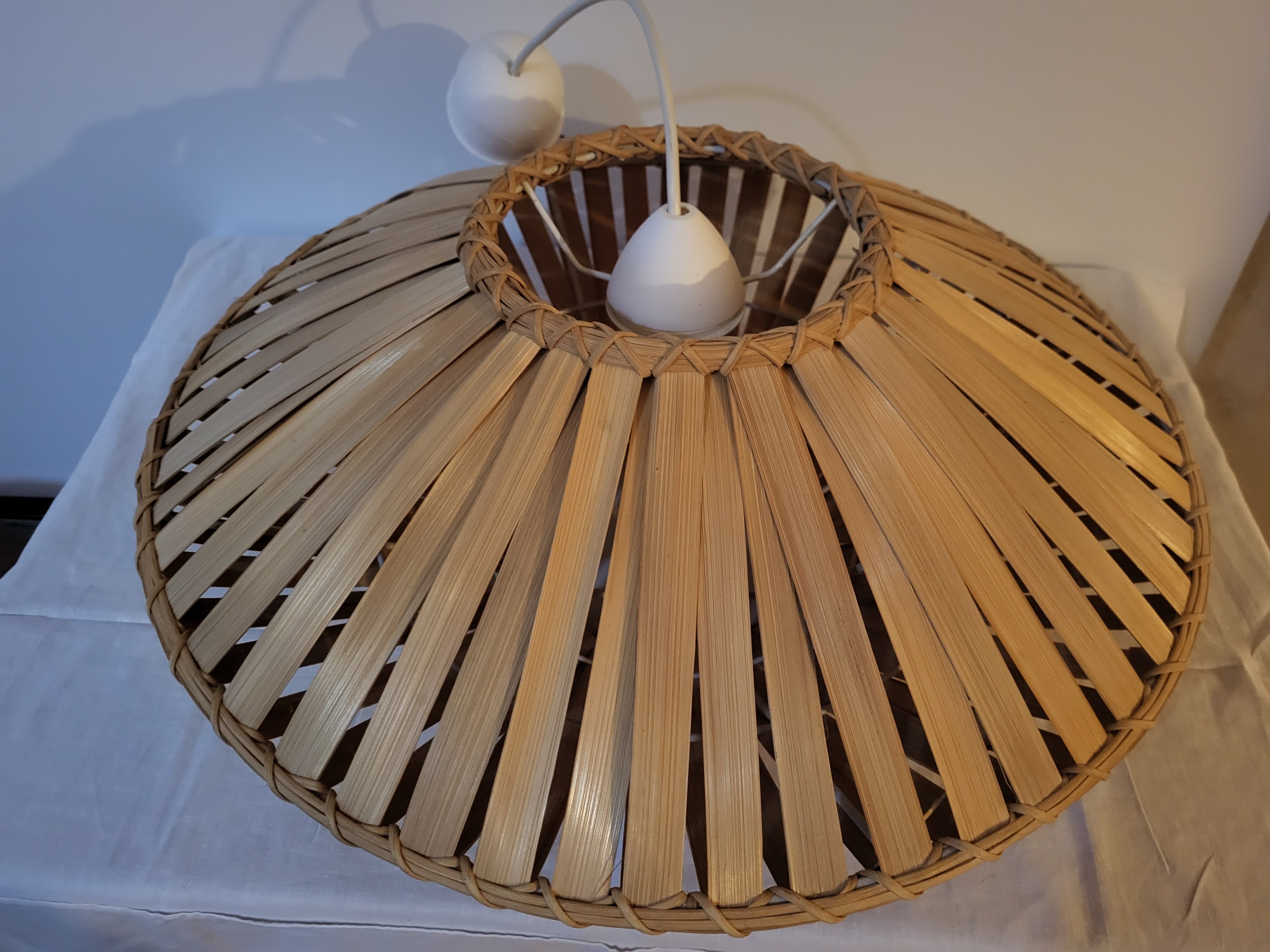 Suspension in bamboo leaves