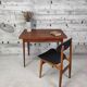Table papillon ancienne, pieds compas