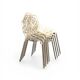 Set of 4 Chair One Cream Chairs – Magis (Louvre Origin)