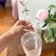 Vintage 60s chiseled glass decanter