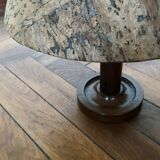 Wood and cork lamp