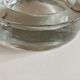 Solid glass ashtray, 1960s