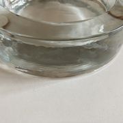 Cendrier massif en verre, 1960