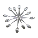 Set of 12 silver spoons