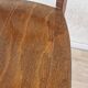 Vintage Wooden Dining Chair: Tyrolean Farmhouse Bistro, 1970s