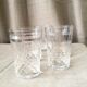 Suite de 5 gobelets en cristal de baccarat modele chauny