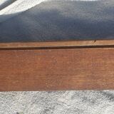 Carved wooden pediment with bunches of grapes