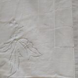 Art Deco embroidered antique sheet