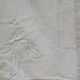 Drap ancien brodé art déco