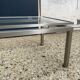Glass coffee table