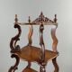 Étagère en chêne sculpté, XIXe siècle