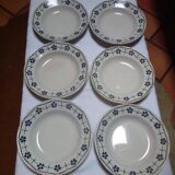 6 soup plates Philippe / Limoges
