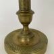PAIR OF CANDLE HOLDERS PERIOD RESTORATION 19TH BRONZE GILDED CISELE GUILLAUCHE