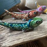 Set of 6 enameled stoneware fish knife rests